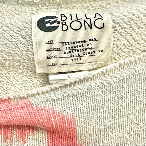 NWOT Billabong Scoop Neck Beach Knit - Picture 3 of 4